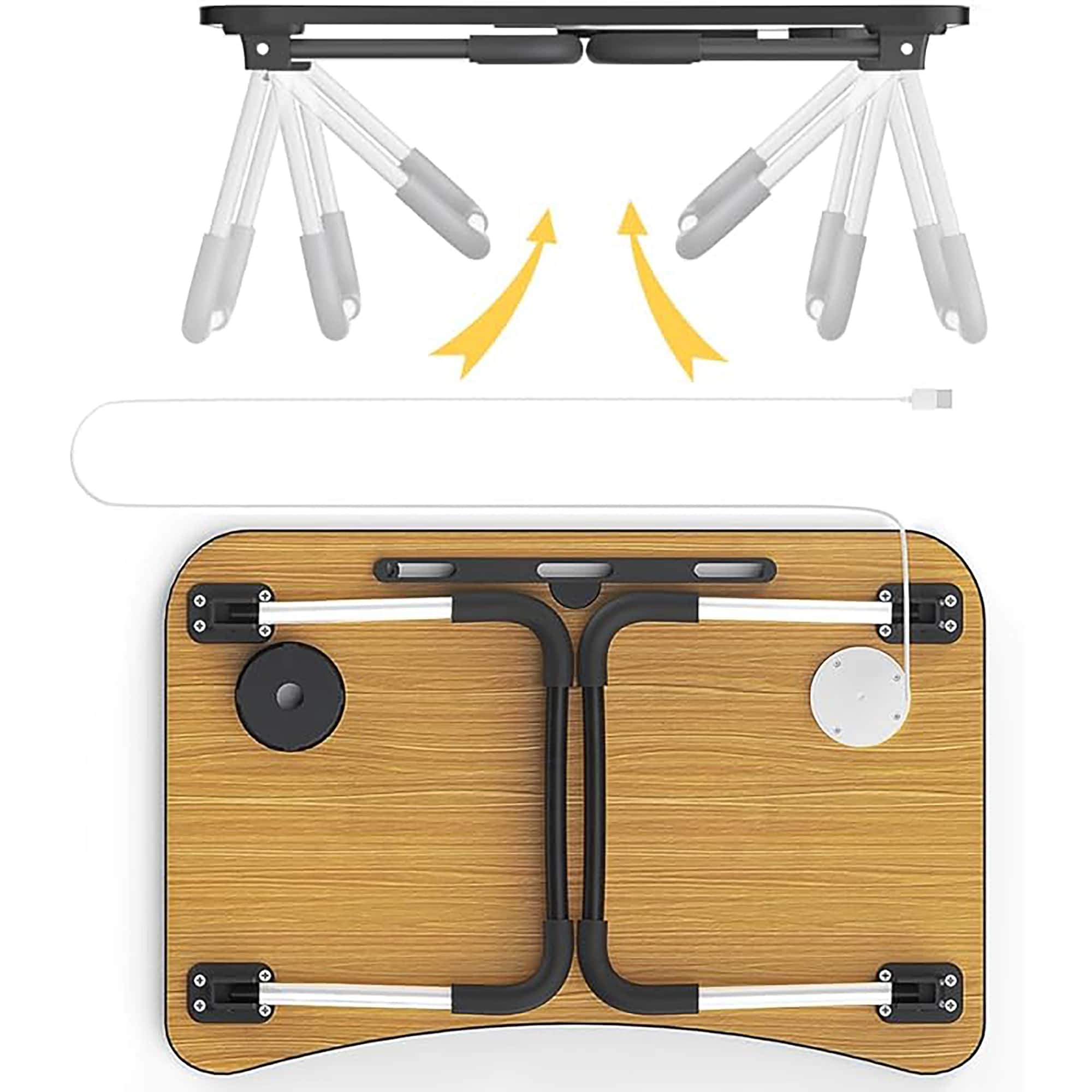 Sparkly Selections 25.25" Black Diamond Painting & Crafting Lap Desk